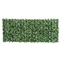 Outsunny Artificial Leaf Hedge Privacy Screen Roll Garden Fence Panel 1m x 2.4m