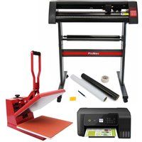 PixMax Vinyl Cutter Plotter Tshirt Heat Press Sublimation Clam SignCut Printing