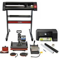 5in1 T-Shirt Vinyl Cutter Plotter Heat Press Sublimation Printing SignCut