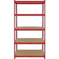 4 Garage Shelves Shelving 5 Tier Unit Racking Boltless Heavy Duty Storage Shelf