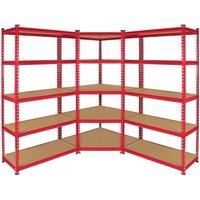 Monster Racking Z-rax 90Cm Racking Bundle Corner Shelving And 2 Garage Racking Bays