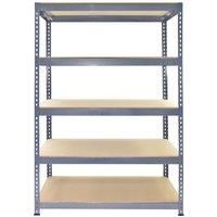 Monster Racking 3 X Q-rax Grey Metal Racking Units 120 X 50 X 180Cm, Blue
