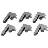 6x Bay Connectors Metal Garage Racking Clips Galvanised Steel Storage Shelving