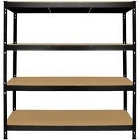 Monster Racking Monster Racking Q-rax Heavy Duty Storage Shelving 160Cm W 60Cm D Black