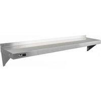 Monstershop 2 X KuKoo Stainless Steel Shelves 1500mm X 300mm
