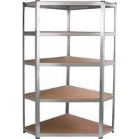 Garage Racking Galvanised Steel Storage Shelving Metal Heavy Duty Shelves 5 Tier