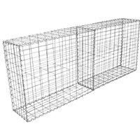 Monstershop Two Pack Gabion Baskets 100 X 95 X 30Cm
