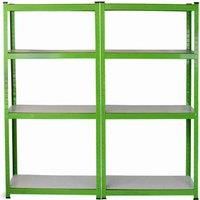 2 x Greenhouse Shelves Shelving Unit Racking Boltless Heavy Duty Storage Shelf