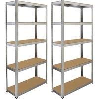Monster Racking 2 X 90Cm Galwix & Galwix Workbench Shelving Unit & Mallet