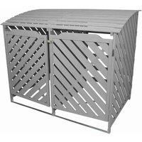 Garbage can box 2 tons garbage box garbage can cladding wood garden box 2 x 240L