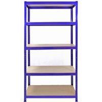 Monster Racking 3 x T-Rax 90cm Blue Racking & Bay Connectors