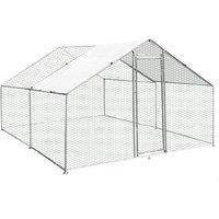 Chicken Run Walk In Animal Pen Coop Cage Hens Dogs Poultry Ducks Enclosure Pet