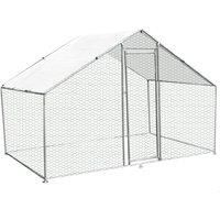 Chicken Run Walk In Animal Pen Coop Cage Hens Dogs Poultry Ducks Enclosure Pet