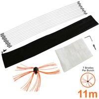 Fireplace Sweeper Drill Brush Fireplace Smoking Cane DIY Flexible Rod