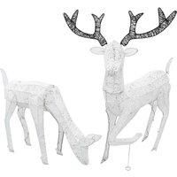 Christmas Sale Reindeer Outdoor LED Large Garden Xmas Decoration Bundle SET