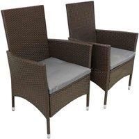 Jardi Rattan Bistro Set Brown