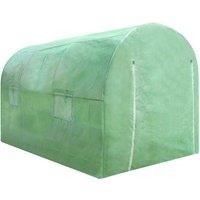 Polytunnel Greenhouse Walk-in Galvanised Garden Grow Tent 2.5m 3m 4m 5m 6m