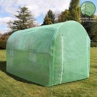 Polytunnel Greenhouse Walk-in Galvanised Garden Grow Tent 2.5m 3m 4m 5m 6m