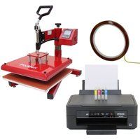 Swing Heat Press Machine 38cm & Printer Sublimation Transfer