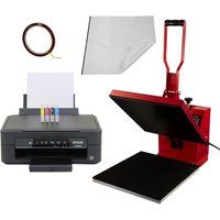 Clam Heat Press Digital Transfer Machine 38x38cm Ink Vinyl & Sublimation Printer