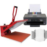 Clam Flat Heat Press Transfer Machine 38cm / 10 Sublimation Face