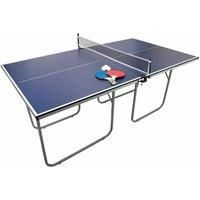 Table Tennis Ping Pong Net Table Foldable Compact 181cm Indoor FREE Bats & Balls