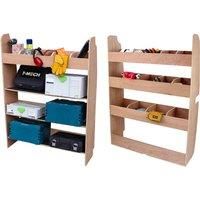 Van Racking Ford Transit Custom & Toolbox Storage SWB Plywood Shelving Units