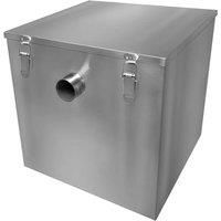 Commercial Grease Trap 60L Under Sink Interceptor 9KG Stainless Steel Waste Fat