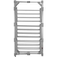 Heated Clothes Airer With Cover 3 Tier Electric Dryer Rack Indoor Foldable Horse