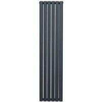 Oval Column Designer Radiator & TRV Chrome Valves Horizontal Vertical 3 Colours