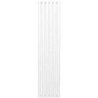 Monster Shop Oval Column Radiator - 1600Mm X 360Mm - White, White