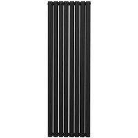 Monster Shop Oval Column Radiator - 1600Mm X 480Mm - Black, Black