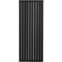 Monster Shop Oval Column Radiator - 1600Mm X 600Mm - Black, Black