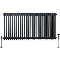 Traditional Horizontal Vertical Radiators 2 & 3 Column Heater Grey White Black