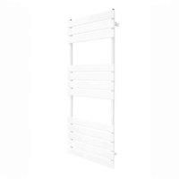 Monster Shop Flat Panel Towel Radiator - 1200Mm X 450Mm - White, White