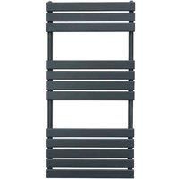 Towel Radiator Designer Flat Panel Bathroom Heated Rail Anthracite Black White