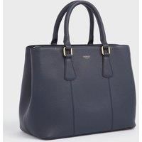 OSPREY LONDON The Adaline Leather Workbag - Navy Leather Work Bags