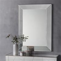 Adalsbruk Large Rectangle Wall Mirror - Silver