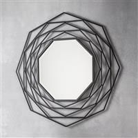 Estella Black 91cm Wall Mirror Black
