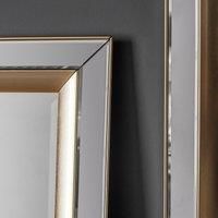 Malling Extra Large Rectangle Leaner Mirror  Gold