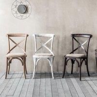 Cian Cafe Upholstered Dining Chair - Black