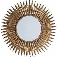 Kacey Medium Starburst Wall Mirror - Gold