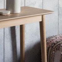 Messina Light Oak Console Table