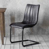 Frank Hudson Gallery Direct Edington Faux Leather Dining Chair - Grey