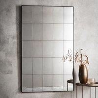 Boxley Large Antique Metal Edged Frame Modern Glass Wall Mirror 160cm x 100cm