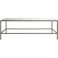 Frank Hudson Gallery Direct Outline Glass Console Table, Bronze
