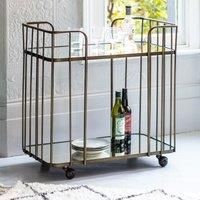 Frank Hudson Gallery Direct Verna Drinks Trolley Bronze