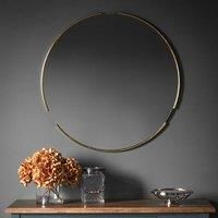 Earley Medium Round Wall Mirror - Gold