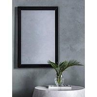 Layla Medium Rectangle Wall Mirror - Black