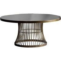 Sammy 90cm Round Metal Coffee Table  Bronze